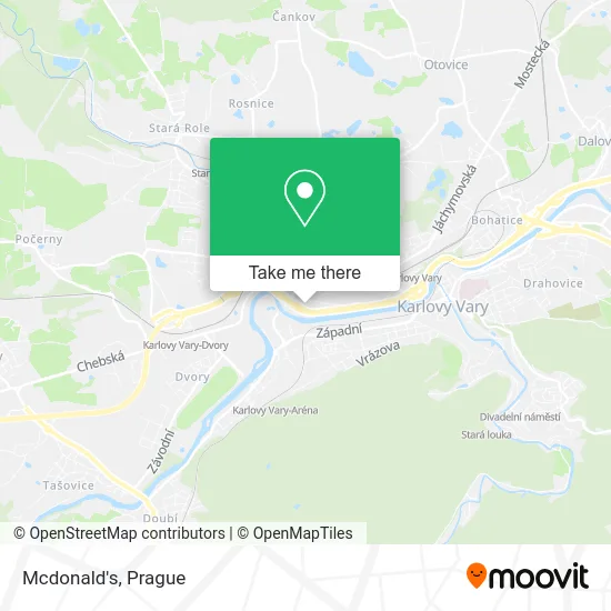 Карта Mcdonald's