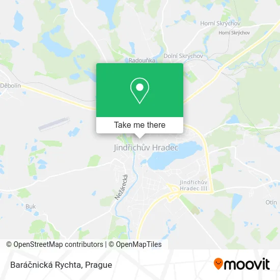 Карта Baráčnická Rychta