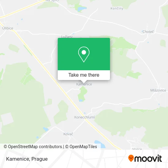 Карта Kamenice