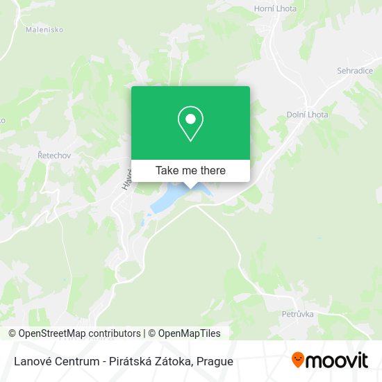 Lanové Centrum - Pirátská Zátoka map