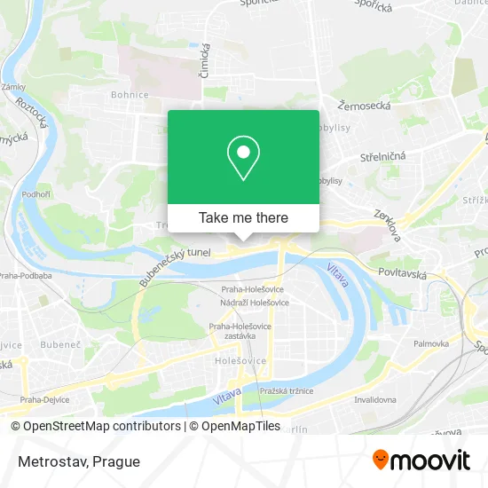 Карта Metrostav