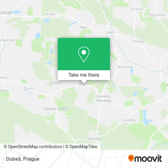 Карта Dobeš