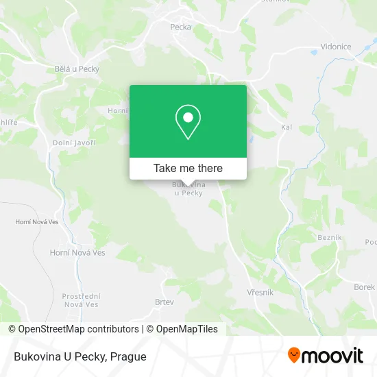 Карта Bukovina U Pecky