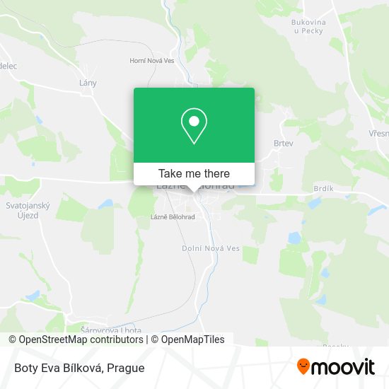 Boty Eva Bílková map