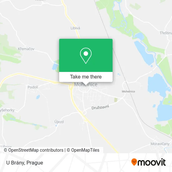 Карта U Brány