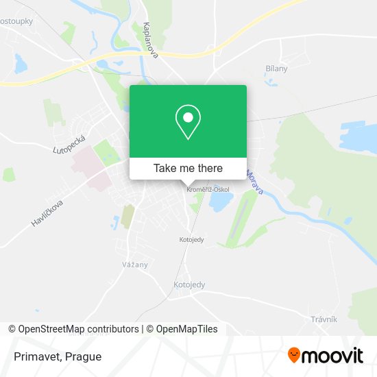 Карта Primavet