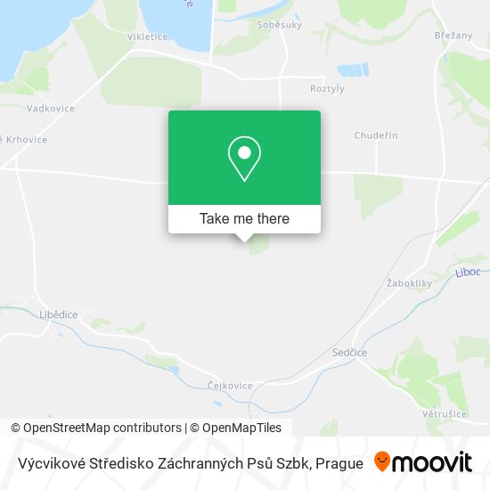 Výcvikové Středisko Záchranných Psů Szbk map