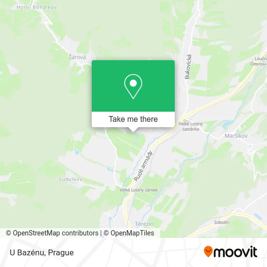Карта U Bazénu
