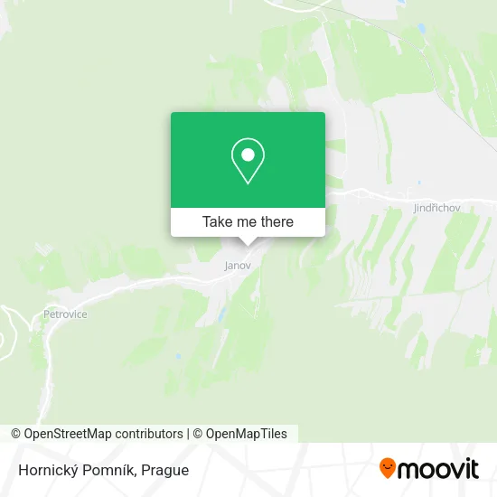 Карта Hornický Pomník