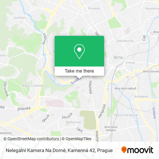 Nelegální Kamera Na Domě, Kamenná 42 map