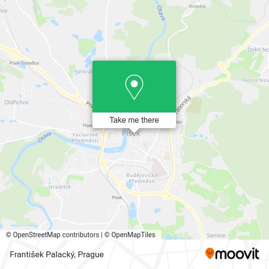 František Palacký map