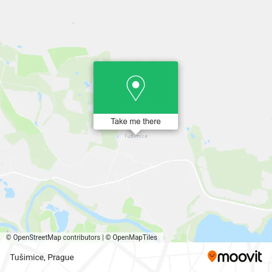 Карта Tušimice