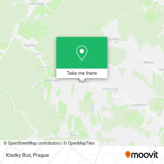 Карта Kladky Bus