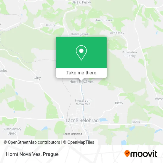 Карта Horní Nová Ves
