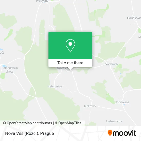 Карта Nová Ves (Rozc.)