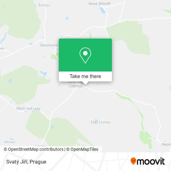 Svatý Jiří map
