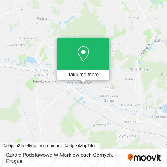 Szkoła Podstawowa W Marklowicach Górnych map
