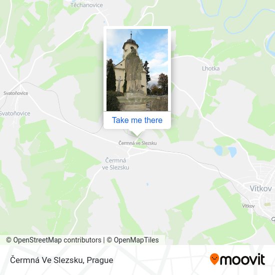 Čermná Ve Slezsku map