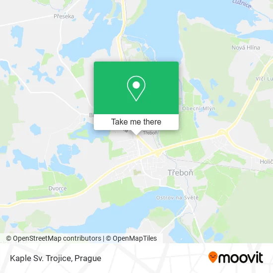 Карта Kaple Sv. Trojice