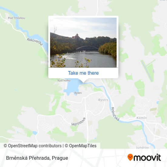 Brněnská Přehrada map