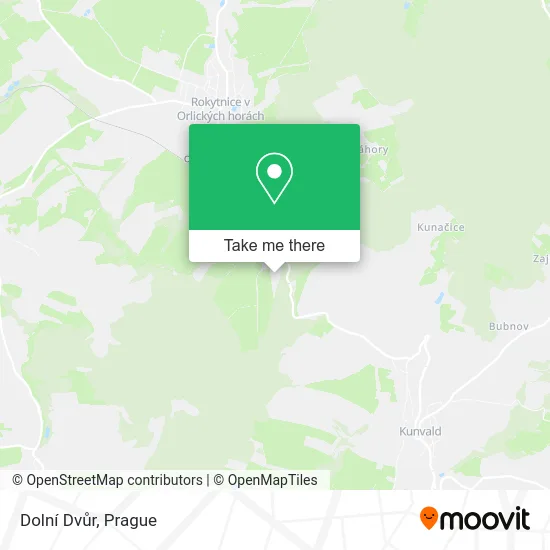 Карта Dolní Dvůr