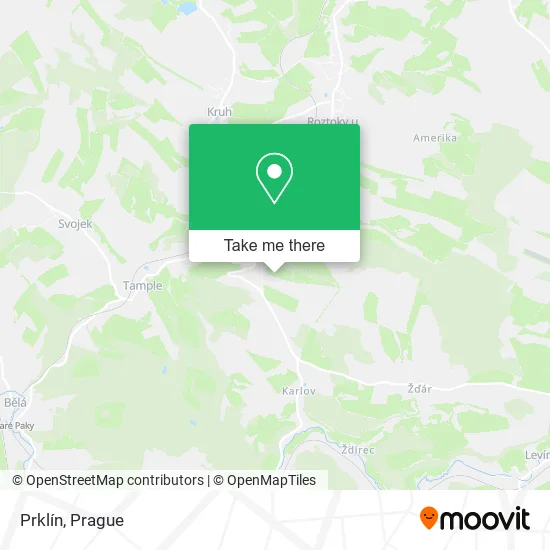 Карта Prklín