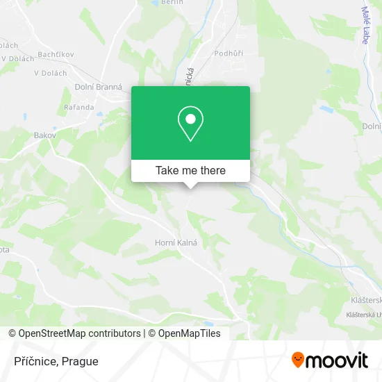 Карта Příčnice