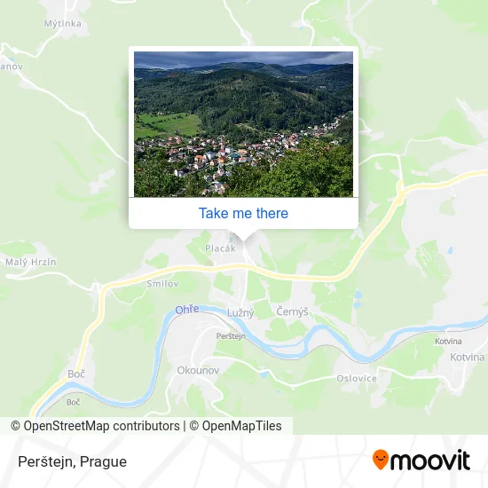 Карта Perštejn