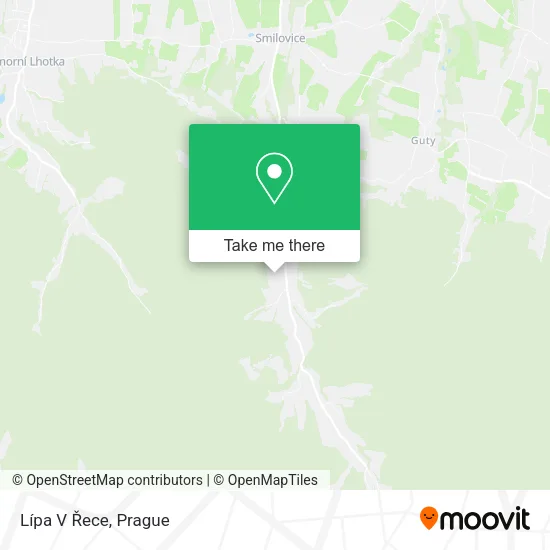 Карта Lípa V Řece