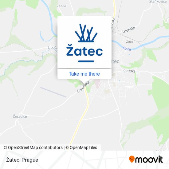 Карта Žatec