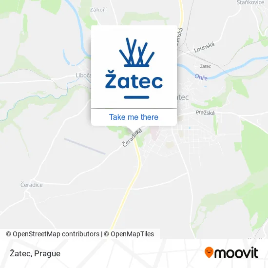 Карта Žatec