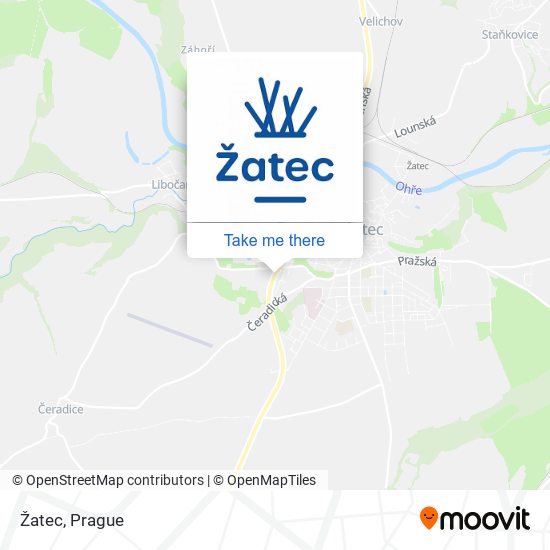 Карта Žatec