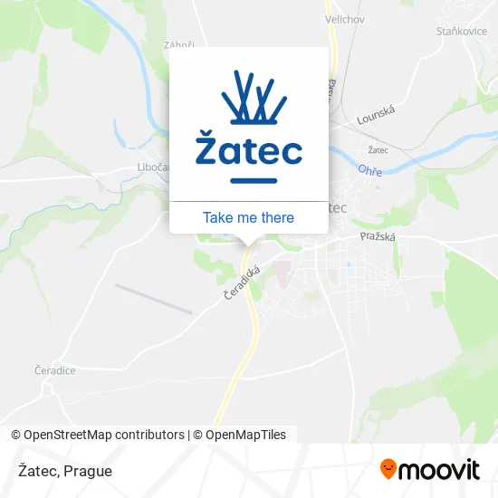 Карта Žatec