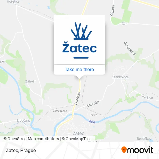 Карта Žatec