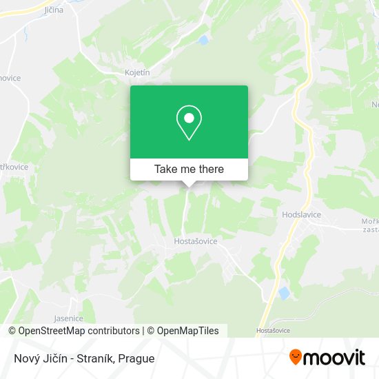 Nový Jičín - Straník map