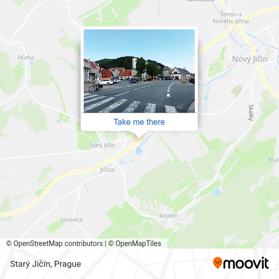 Starý Jičín map