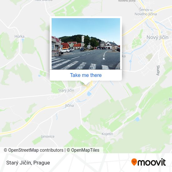 Starý Jičín map