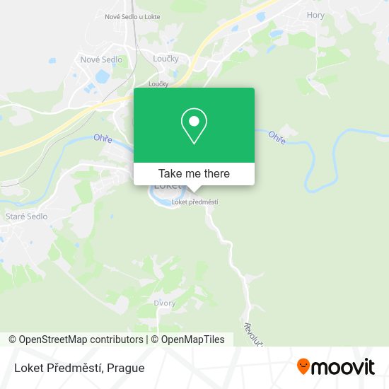 Loket Předměstí map