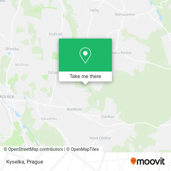 Kyselka map