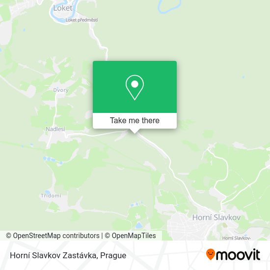 Horní Slavkov Zastávka map