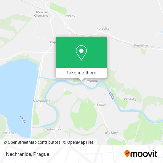 Карта Nechranice