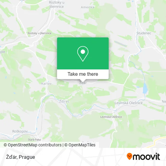 Карта Žďár