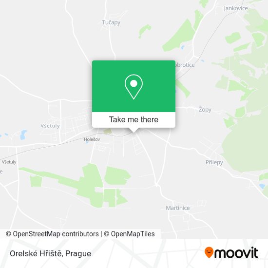Orelské Hřiště map