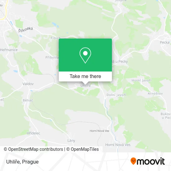 Карта Uhlíře