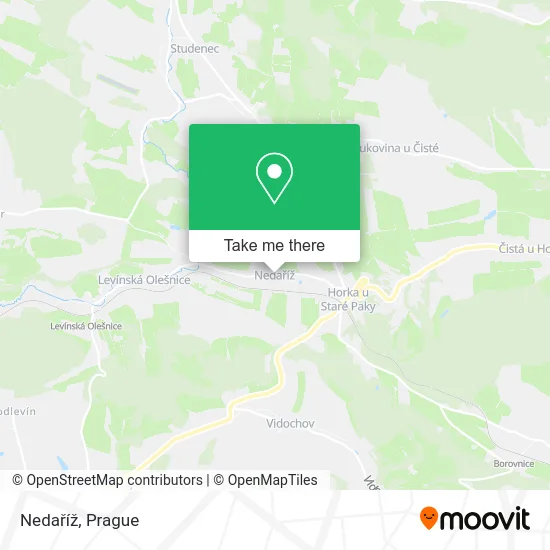 Карта Nedaříž