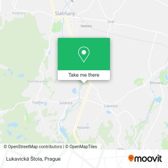 Lukavická Štola map