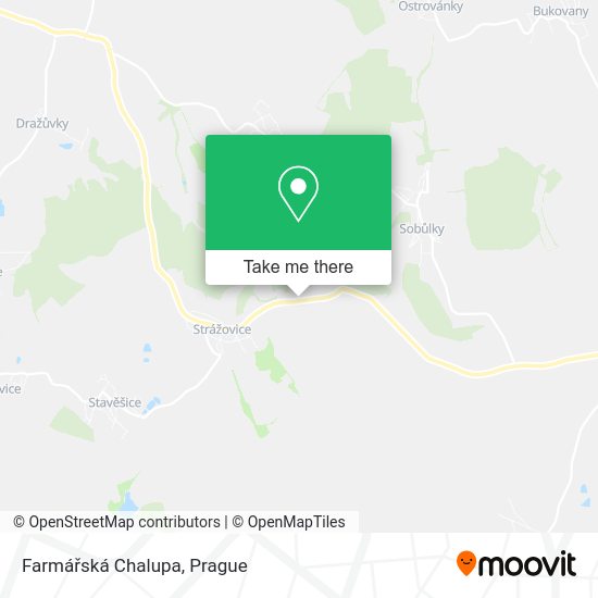 Farmářská Chalupa map