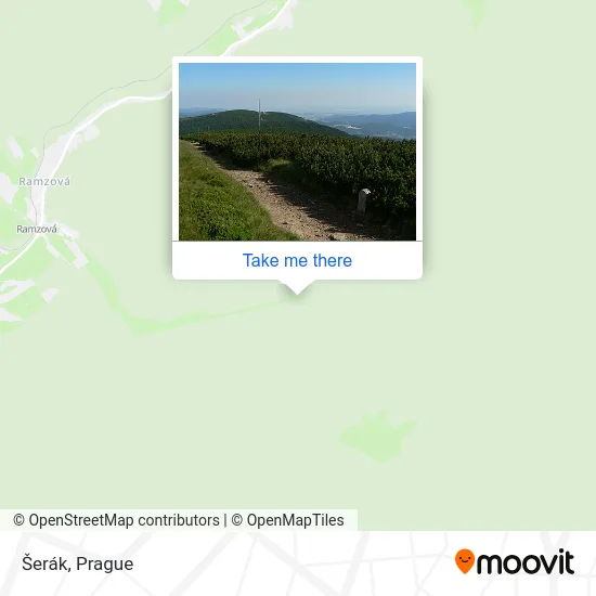 Карта Šerák
