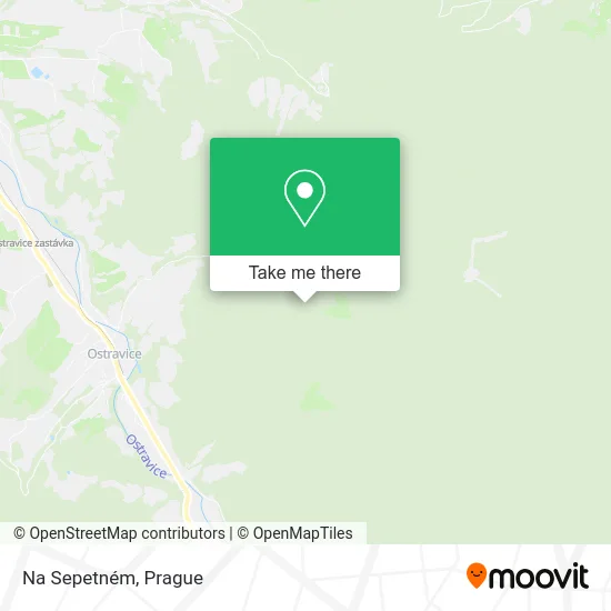 Na Sepetném map