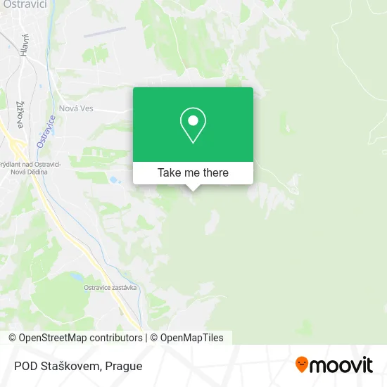 Карта POD Staškovem